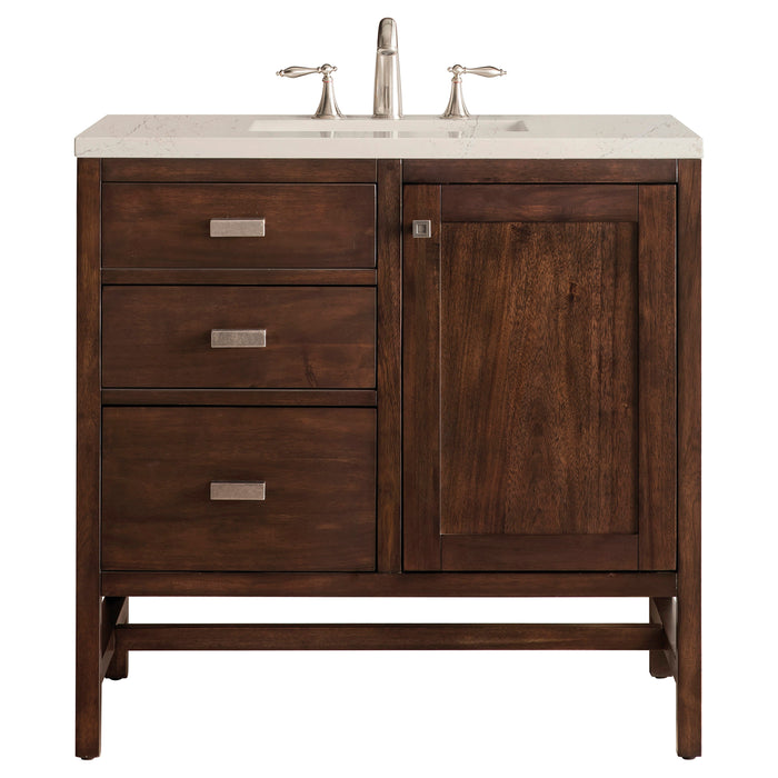 James Martin Addison 36" Single Bathroom Vanity, Mid-Century Acacia