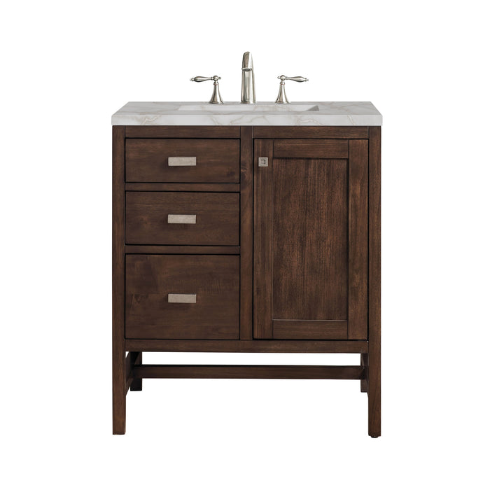 James Martin Addison 30" Single Bathroom Vanity, Mid-Century Acacia