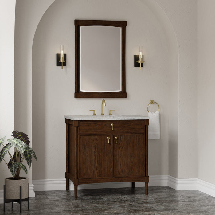 James Martin Kinnsden 36" Single Bathroom Vanity, Sable Oak