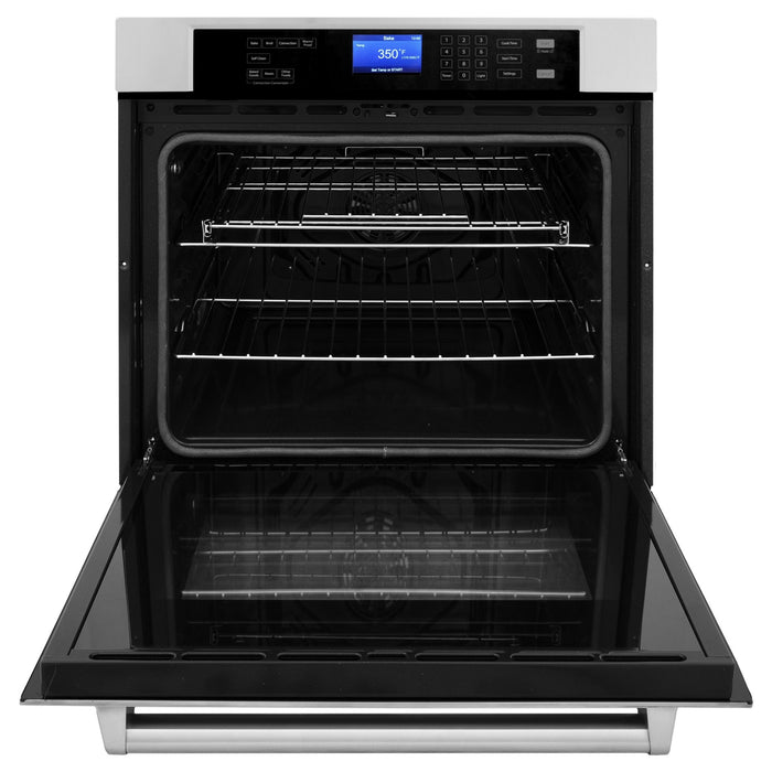 ZLINE 30" Single Wall Oven, in Black Stainless Steel, AWS-30-BS - Farmhouse Kitchen and Bath