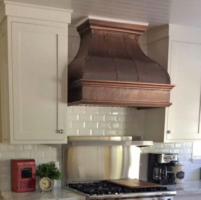 Akicon Custom Handcrafted Copper Range Hood - AKH762BA-C Akicon