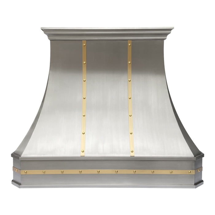 In Stock Custom Handcrafted Stainless Steel Range Hood & Insert Hood - AKH716C-S Akicon