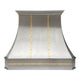 In Stock Custom Handcrafted Stainless Steel Range Hood & Insert Hood