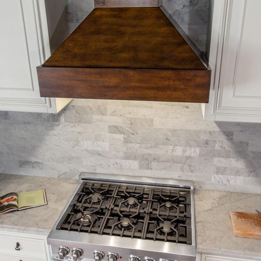 ZLINE 30" Wooden Wall Range Hood, Remote Motor, 355WH-RS-30-400 - Farmhouse Kitchen and Bath