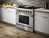 THOR 36″ Pro-style 6 Stainless Steel Burner Propane Range, HRG3618ULP - Farmhouse Kitchen and Bath