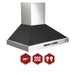 Kucht 36" Professional Stainless Steel, Wall Mounted Hood, KRH3615A - Farmhouse Kitchen and Bath