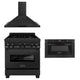 ZLINE 30" Bundled Range, Range Hood, Microwave, 3KP-RGBRH30-MW