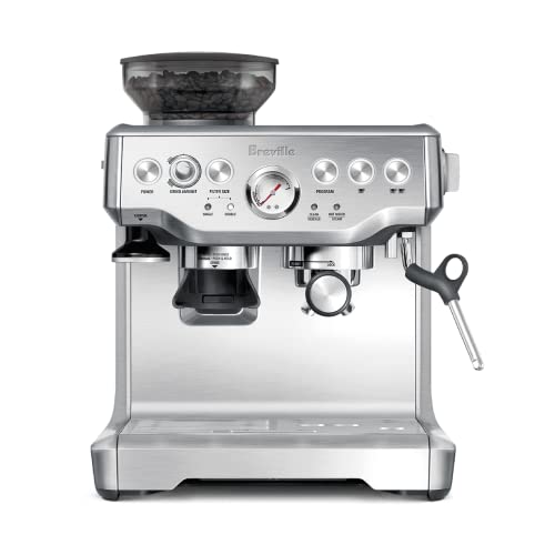 Breville Barista Express Espresso Machine, Brushed Stainless Steel, BES870XL - Farmhouse Kitchen and Bath