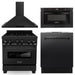 DISCONTINUED-ZLINE 30 " Package Range RGB-30, Range Hood BSKBN, Microwave MWD-1 , Dishwasher DW-BS-24,  4KP-RGBRH30-MWDW - Farmhouse Kitchen and Bath