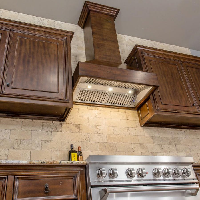 ZLINE 30" Wooden Wall Range Hood, Remote Motor, 355WH-RD-30 - Farmhouse Kitchen and Bath