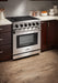 Thor 30" Professional Gas Range in Stainless Steel, LRG3001U - Farmhouse Kitchen and Bath