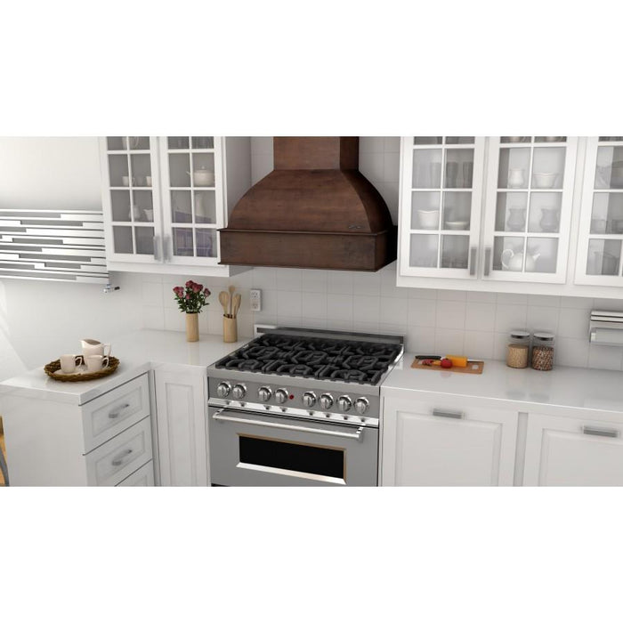 ZLINE 30" Wooden Wall Range Hood, Remote Motor, 369WH-RS-30-400 - Farmhouse Kitchen and Bath