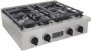 Kucht 30" 4 Burners Stainless Propane Cooktop, KFX309T-K - Farmhouse Kitchen and Bath