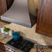 ZLINE 36" Designer DuraSnow® Stainless Steel Wall Range Hood, 8632S-36 - Farmhouse Kitchen and Bath