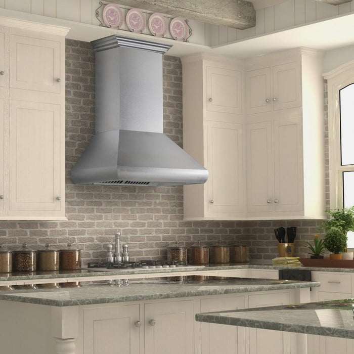 ZLINE 30" Stainless Steel Wall Range Hood, 8687S-30 - Farmhouse Kitchen and Bath