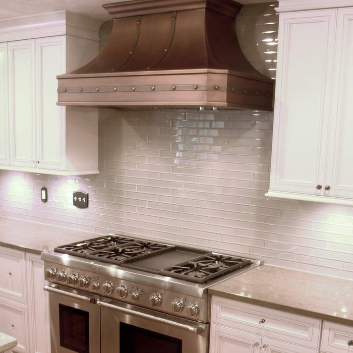 Akicon Custom Handcrafted Copper Range Hood - AKH712C-C Akicon