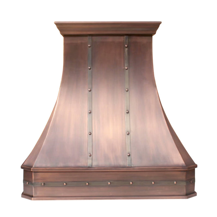 Akicon Custom Handcrafted Copper Range Hood - AKH712C-C Akicon