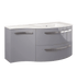 Latoscana Vanity Ambra 43" Complete Unit Right SINK AM43OPT2R - Farmhouse Kitchen and Bath