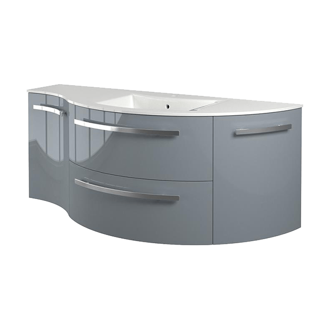 Latoscana Vanity Ambra 52" Complete Unit Right SINK AM52RR - Farmhouse Kitchen and Bath