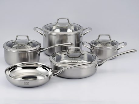 ZLINE 10-Piece Non-Toxic and Nonstick Ceramic Cookware Set (CWSETL