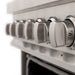 ZLINE 24" Professional Dual Fuel Range in White Matte RAS-WM-24 - Farmhouse Kitchen and Bath