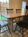 Pedestal Farmhouse Dining Table Wooden Whale Workshop