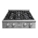 Forté 30 in. Natural Gas Stovetop with 4 Sealed Burners in Stainless Steel FGRT304 - Farmhouse Kitchen and Bath