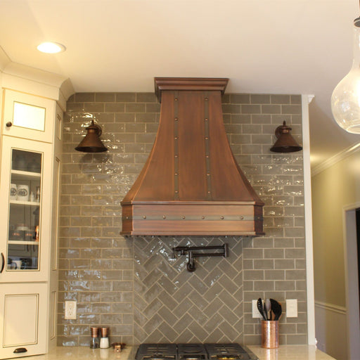 Akicon Custom Handcrafted Copper Range Hood - AKH712C-C Akicon