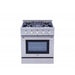 THOR Professional 30" Dual Fuel Range in Stainless Steel, HRD3088U - Farmhouse Kitchen and Bath