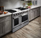 THOR 48" Professional Dual Fuel Range in Stainless Steel, HRD4803U - Farmhouse Kitchen and Bath