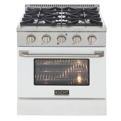 Kucht 30” Pro-Style Kitchen Dual Fuel Range - KDF302/LP-B - Farmhouse Kitchen and Bath