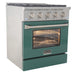 Kucht 30" Propane Range, Stainless Steel, Green Oven Door, KNG301U/LP-G - Farmhouse Kitchen and Bath