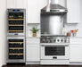 Kucht 36" Gas Range, Stainless Steel with White Oven Door, KNG361U-W - Farmhouse Kitchen and Bath