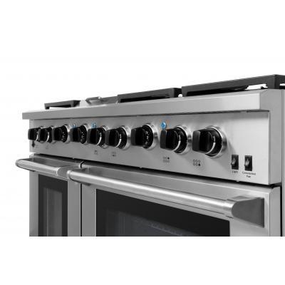 Thor 48" Professional Gas Range in Stainless Steel, LRG4807U - Farmhouse Kitchen and Bath