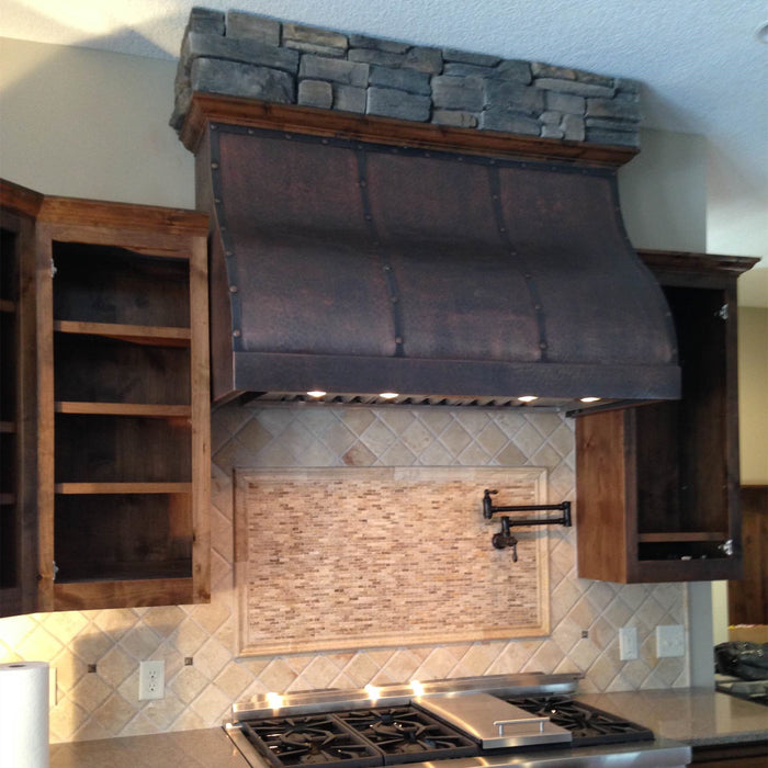 Akicon Custom Handcrafted Copper Range Hood -AK791BE-C Akicon