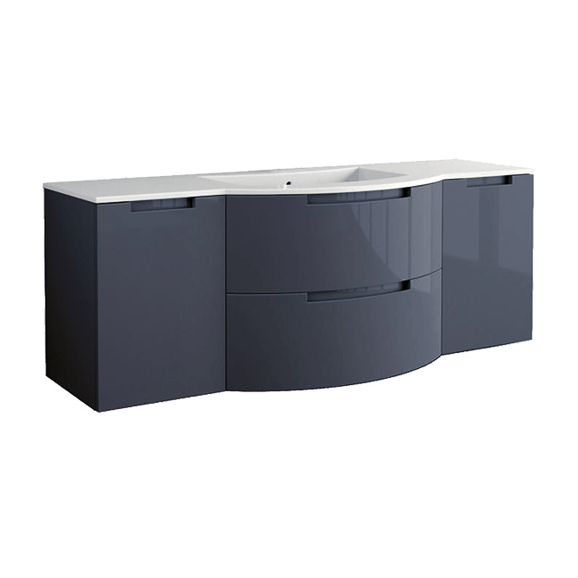 Latoscana Vanity Oasi 57" Complete Unit OA57OPT4R - Farmhouse Kitchen and Bath