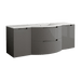 Latoscana Vanity Oasi 57" Complete Unit OA57OPT4R - Farmhouse Kitchen and Bath