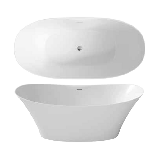 LaToscana Free Standing Solid Surface Bathtub PLEALA6833 - Farmhouse Kitchen and Bath