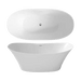 LaToscana Free Standing Solid Surface Bathtub PLEALA6833 - Farmhouse Kitchen and Bath