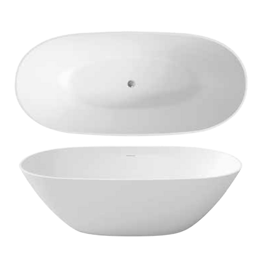 LaToscana 70" Free Standing Solid Surface Bathtub PLEGNV7032 - Farmhouse Kitchen and Bath