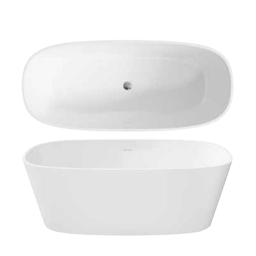 LaToscana 59" Free Standing Solid Surface Bathtub PLEPDV5926 - Farmhouse Kitchen and Bath