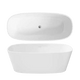 Latoscana 59" Free Standing Solid Surface Bathtub — PLEPDV5926
