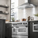 ZLINE 48" Range with Gas Stove and Gas Oven, Stainless Steel, RG-BR-48 - Farmhouse Kitchen and Bath