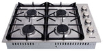 THOR 30" Gas Cooktop, 4 Burners in Stainless Steel, TGC3001 - Farmhouse Kitchen and Bath