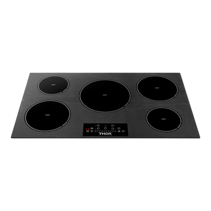 THOR 36 Inch Built-In Induction Cooktop with 5 Elements TIH36 - Farmhouse Kitchen and Bath