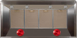 ILVE Majestic 48"Blue Grey Wall Mount Convertible Range Hood UAM120BG - Farmhouse Kitchen and Bath
