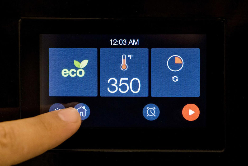 ILVE Majestic II 36"Dual FuelRange GlossyBlackBronzeTrimUM096DNS3BKBNG - Farmhouse Kitchen and Bath