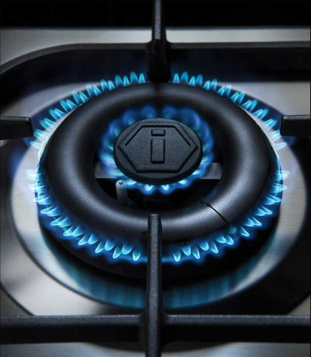 ILVE Majestic II 36"Dual Fuel Range Burgundy-Brass Trim UM096DNS3BUGLP - Farmhouse Kitchen and Bath