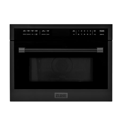 ZLINE 24" Convection Microwave, Black Stainless, MWO-24-BS - Farmhouse Kitchen and Bath