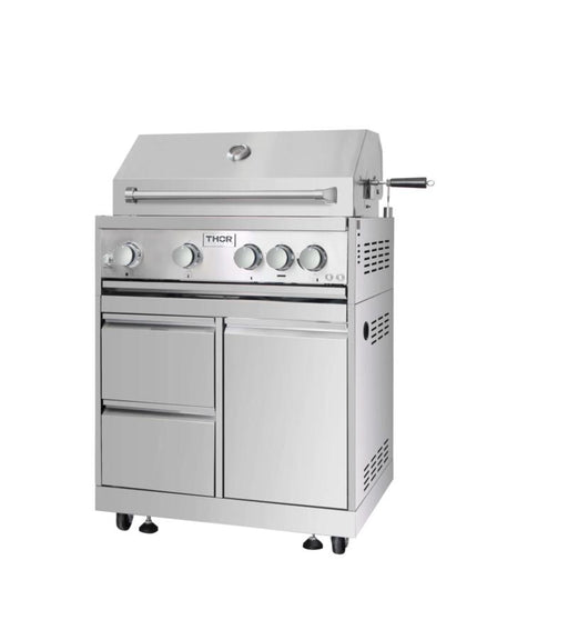 THOR Outdoor Kitchen BBQ Grill Cabinet in Stainless Steel, MK03SS304 - Farmhouse Kitchen and Bath